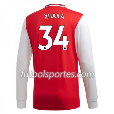 Camisetas Arsenal Granit Xhaka 34 Primera Equipacion 2019/2020 Manga Larga